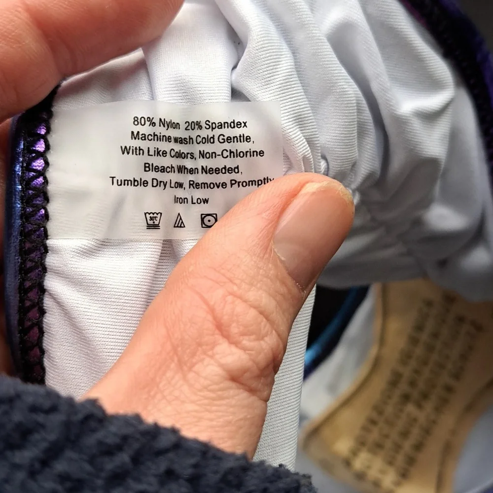 IVE GOT TWO TICKETS TO PARADISE! Handmade sequin and lace bathing suit top! - Picture 6 of 8